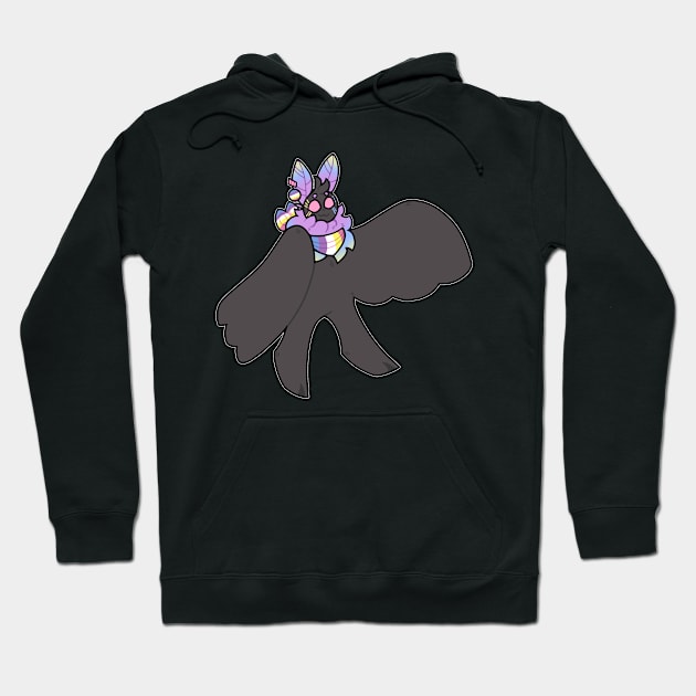 Bigender Mothman Hoodie by Crisis Arts